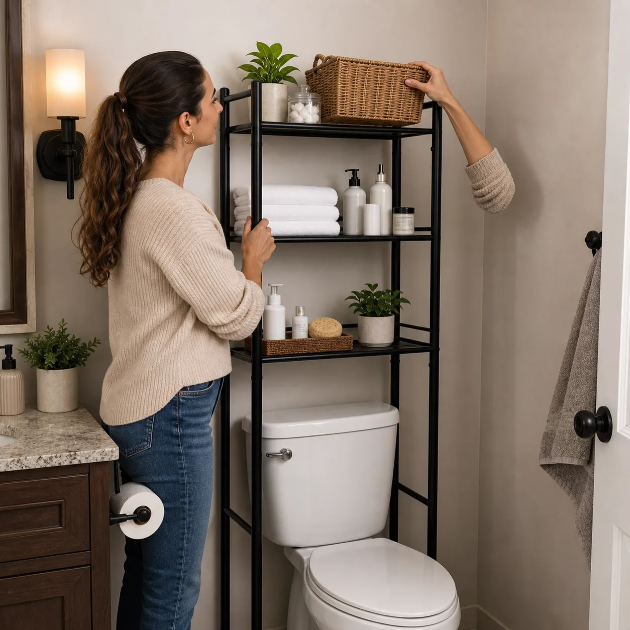 Organized shower essentials Organized shower essentials