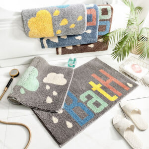 Ultra Absorbent Non-Slip Bath Mat - Soft Microfiber Bathroom Rug