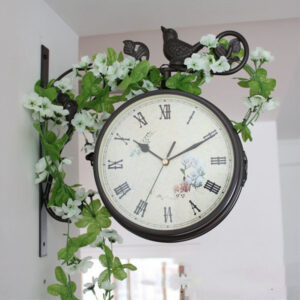 American Clock Modern Minimalist Creative Two-sided Clock