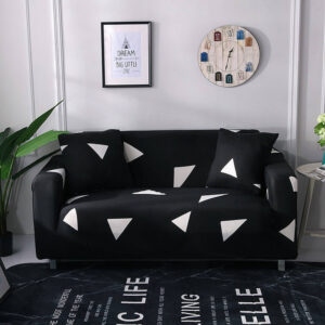 Stretch Sofa Cover - Modern Printed Furniture Protector Slipcover for Living Room