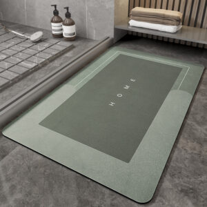 Modern Ultra-Absorbent Quick-Dry Bath Mat - Non-Slip Minimalist Floor Rug