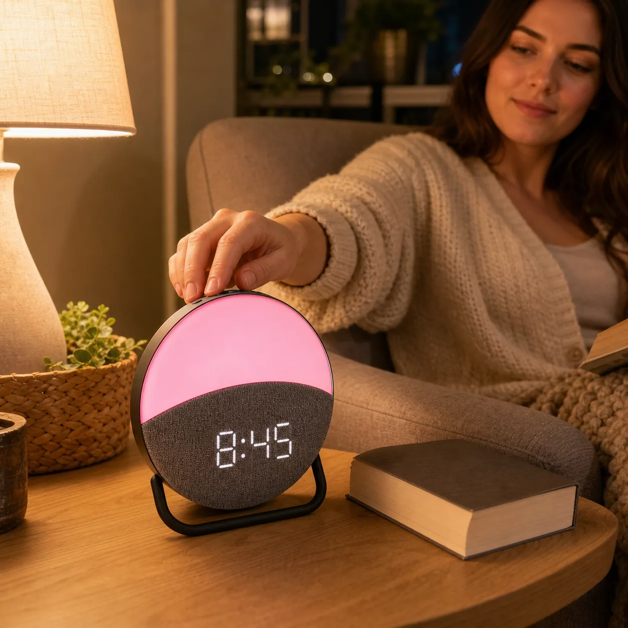 Wake Up Light Alarm Clock Evening Reading Lifestyle Wake Up Light Alarm Clock Evening Reading Lifestyle