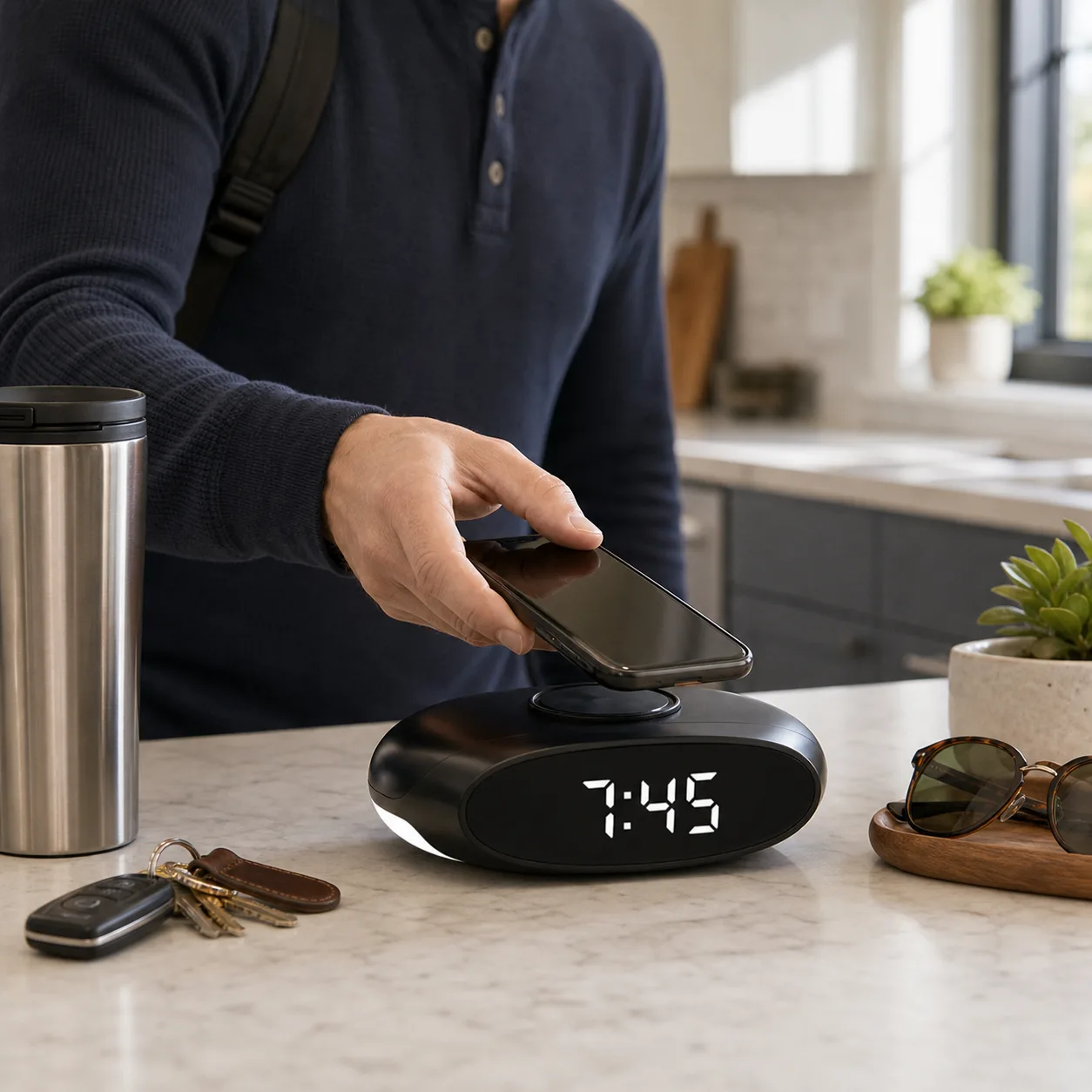 Kitchen counter charging station Kitchen counter charging station