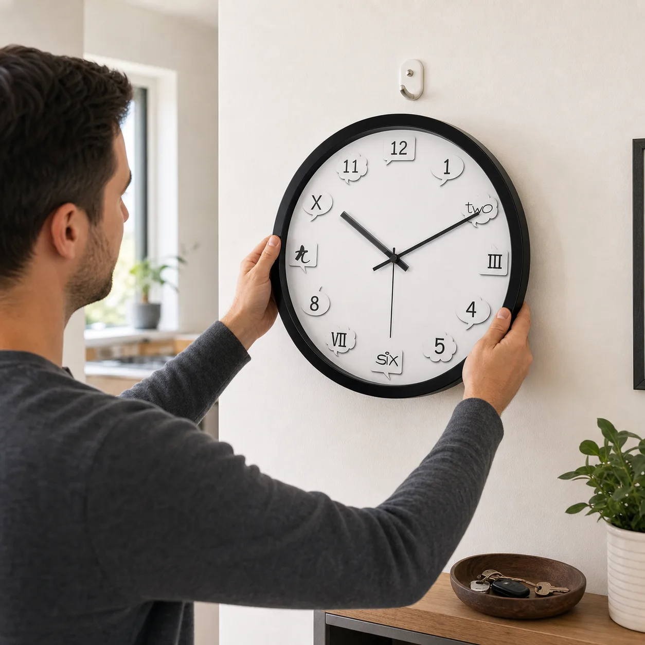 Hanging the Modern Decorative Wall Clock Hanging the Modern Decorative Wall Clock