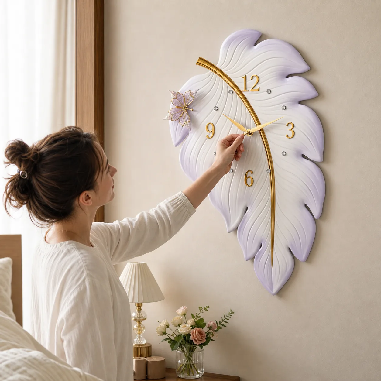Adjusting the Leaf Wall Clock Adjusting the Leaf Wall Clock