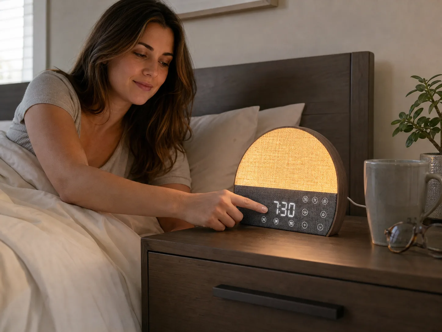 Morning Sunrise Alarm Clock Touch Control Morning Sunrise Alarm Clock Touch Control