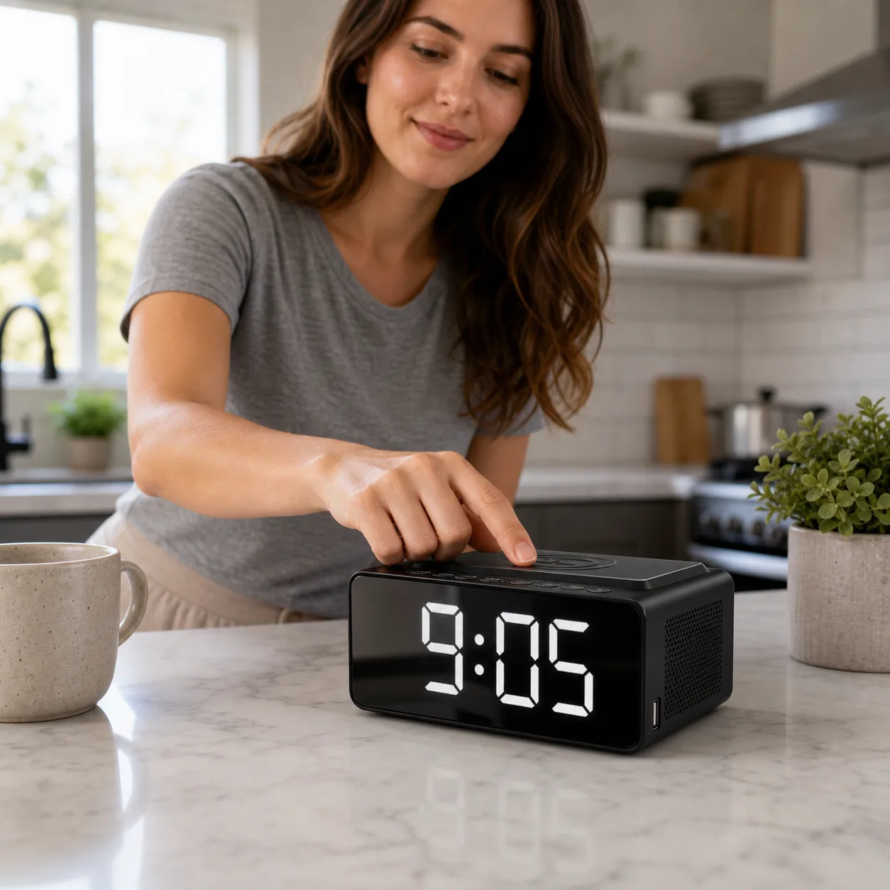 Bluetooth Speaker Alarm Clock Kitchen Radio Lifestyle Bluetooth Speaker Alarm Clock Kitchen Radio Lifestyle