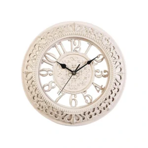 Retro Ornate Wall Clock | European Decorative Bronze & Gold Home Accent