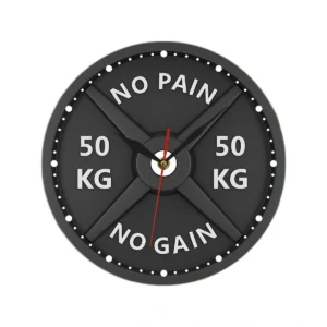 Fitness bodybuilding acrylic wall clock clock