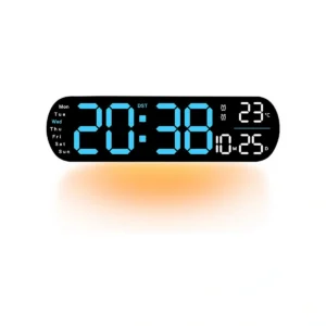 Multifunctional Clock Living Room Clock Large Screen LED Digital Alarm Clock Timing