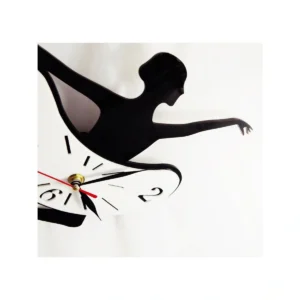 Elegant Ballerina Melting Wall Clock - Artistic Dance Home Decor