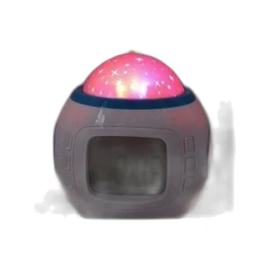 Starry Sky Projection Digital Alarm Clock with Temperature & Music for Kids