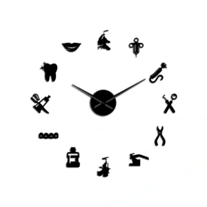 Personality Stereo Oversize Wall Clock Diy Acrylic Clock