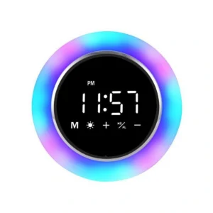 Smart Digital Alarm Clock with Bluetooth Speaker, RGB Night Light & FM Radio
