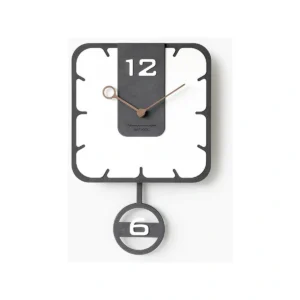 Modern Minimalist Pendulum Wall Clock | Silent | Home & Office Decor