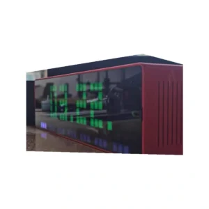 Smart Pixel Art LED Desktop Clock - RGB Message Board & Digital Ticker Display
